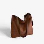 Bolso de hombro y bandolera con efecto ante