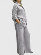 Relaxed Two Piece Set with Versatile Styling