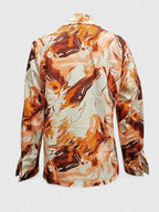 Blusa elegante de diseño limpio y atemporal
