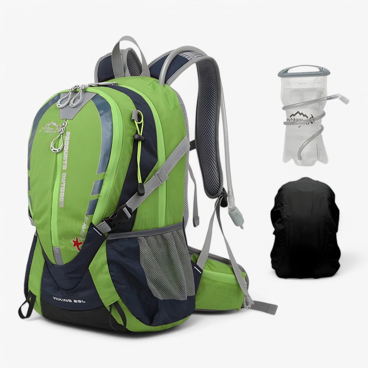 25L Hydration Backpack with Ventilated Back Panel