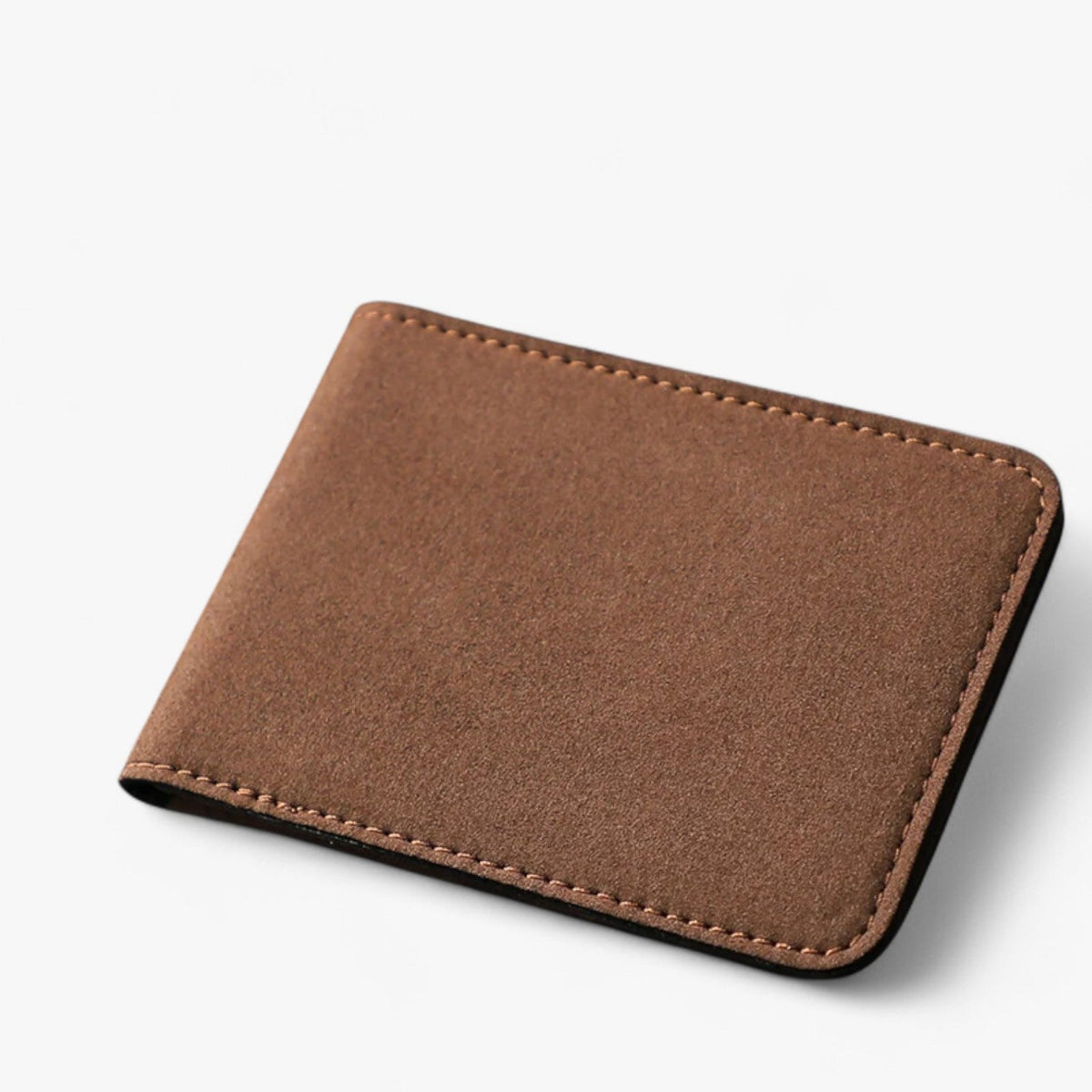 Suede-Look Cardholder with Multiple Compartments