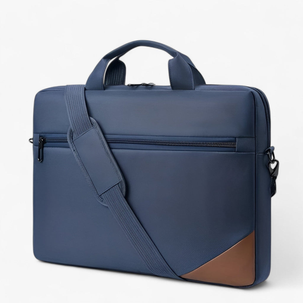 Flexibel laptopväska med justerbar crossbodyrem