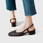 Open Toe Sandals with Ankle Strap