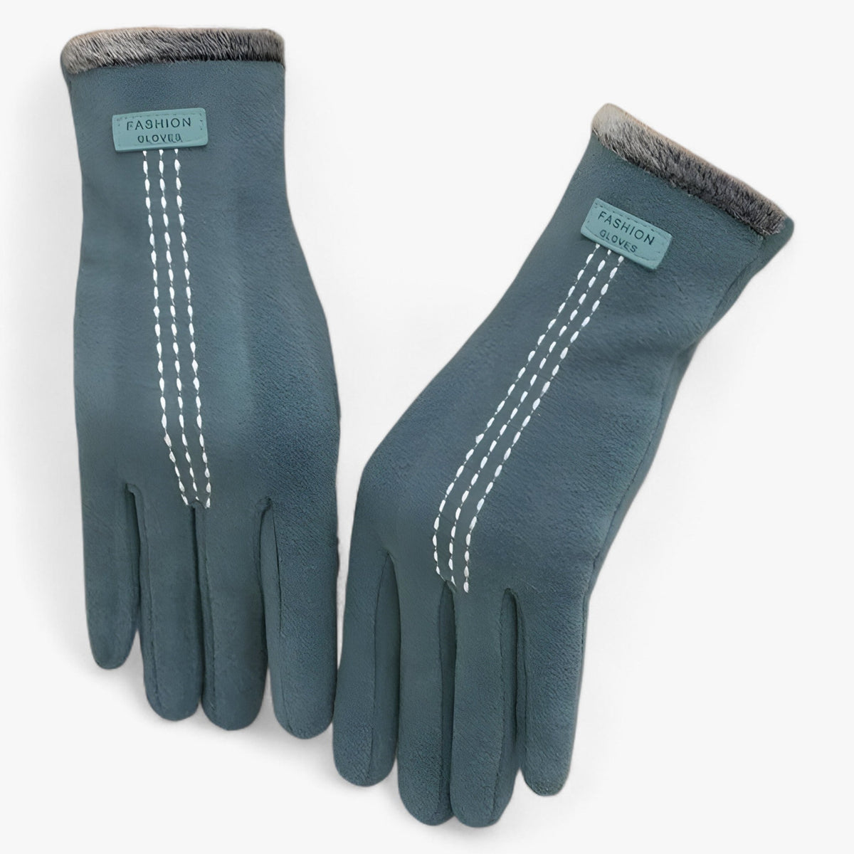 Vintage-Style Touchscreen Winter Gloves with Thermal Lining