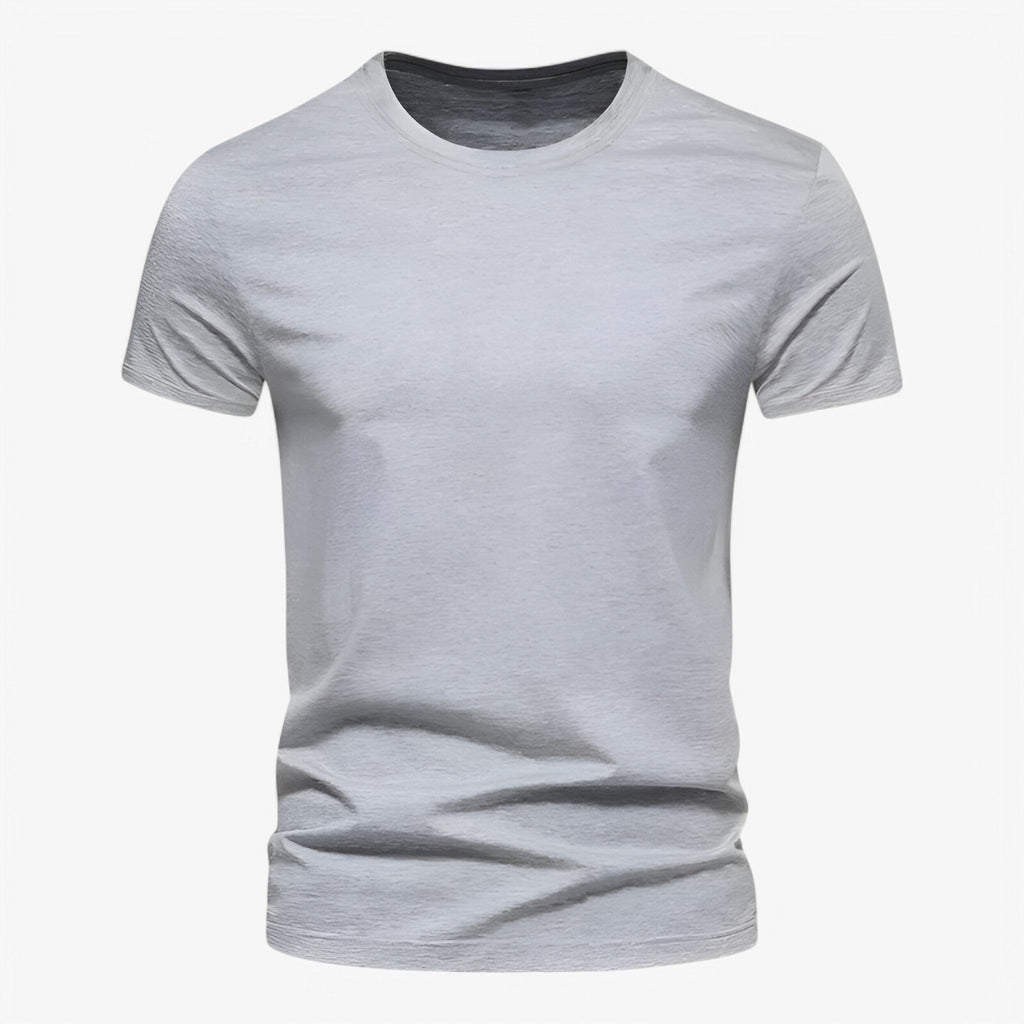 Oversized Cotton T-Shirt with a Relaxed Round Neckline