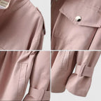 Double-Breasted Overcoat with Structured Tailoring