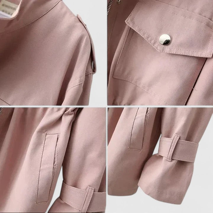 Double-Breasted Overcoat with Structured Tailoring