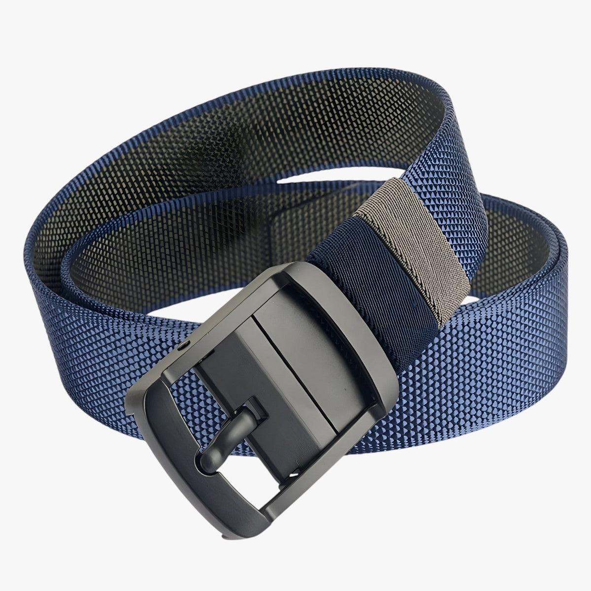Reversible Woven Nylon Belt, Two Looks in One