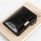 Compact Wallet with RFID-Blocking Protection