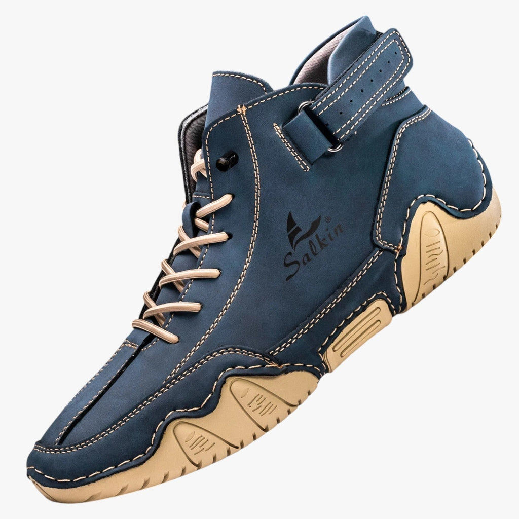 Zapatos artesanales de hombre en piel sintética transpirable con plantilla acolchada