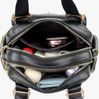 Multifunctional PU Leather Bag with Adjustable Strap
