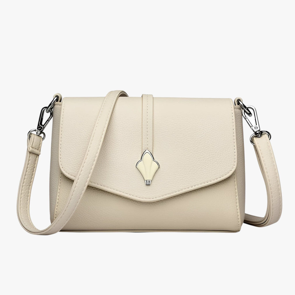 Structured PU Leather Shoulder Bag with Adjustable Strap