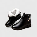Botines bicolor con plantillas acolchadas