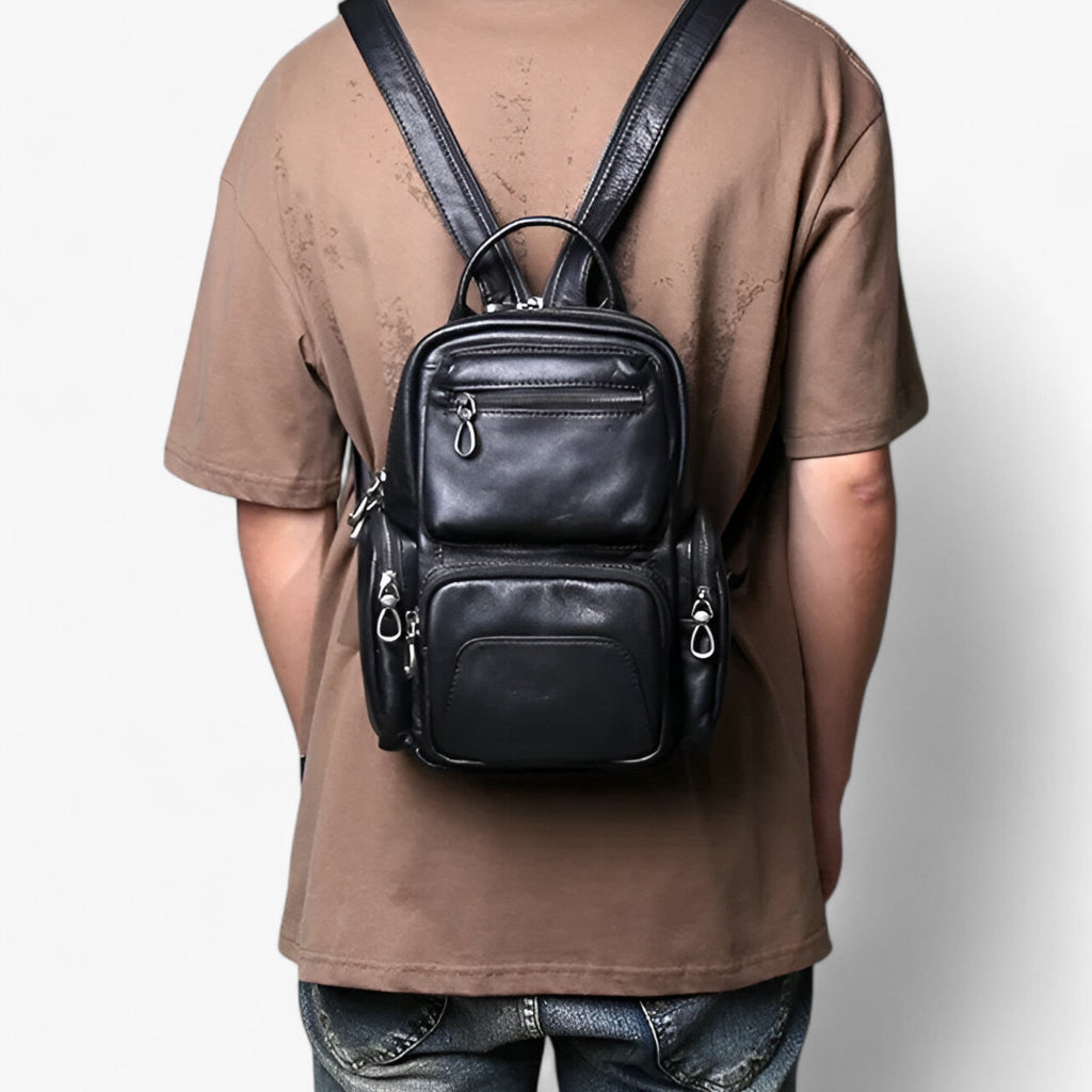 Bolso convertible: riñonera de pecho y mochila en uno