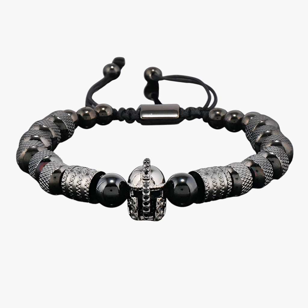 Spartan Helmet Stainless Steel Bracelet for Men