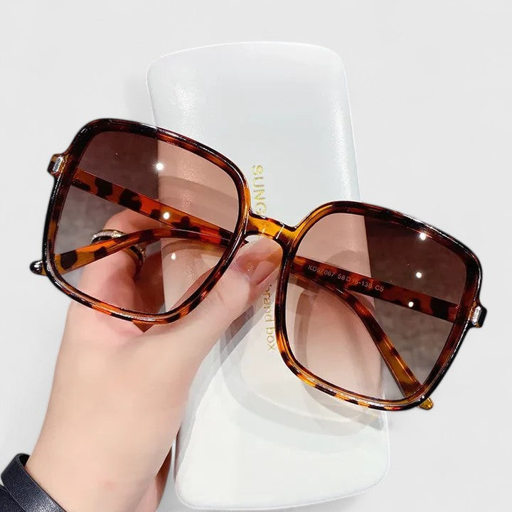 Classic Frame Sunglasses with UV400 Lenses