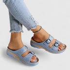 Sandalias ortopédicas con hebillas para la comodidad del verano
