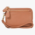 Compact Wallet with Keyring and Zip Coin Pocket