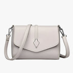 Structured PU Leather Shoulder Bag with Adjustable Strap