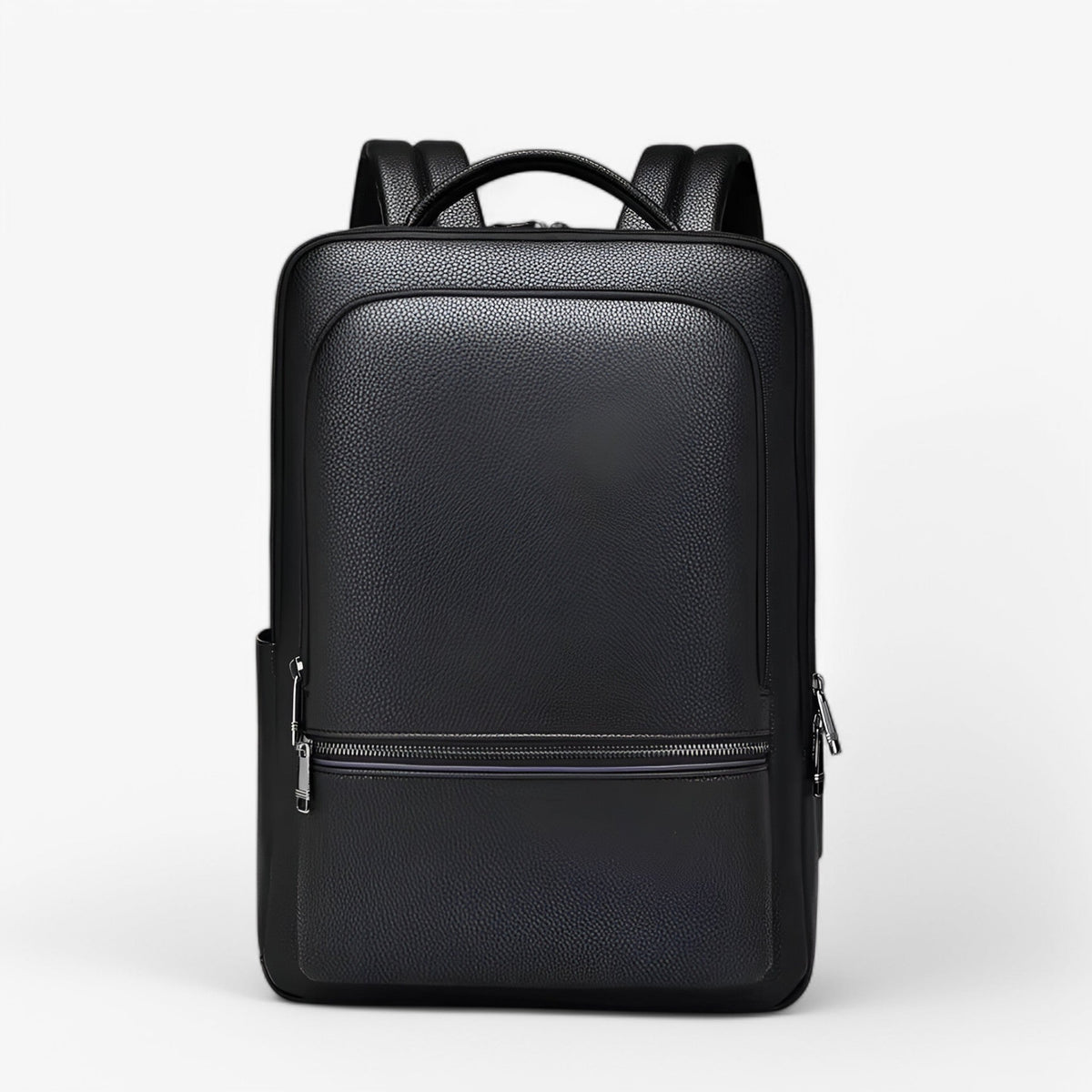 Faux Leather Backpack with Built-In USB Charging Port