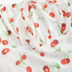 Cherry Print Swing Dress with A-Line Silhouette