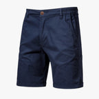 Shorts i stretchbomull med resårlinning för herr