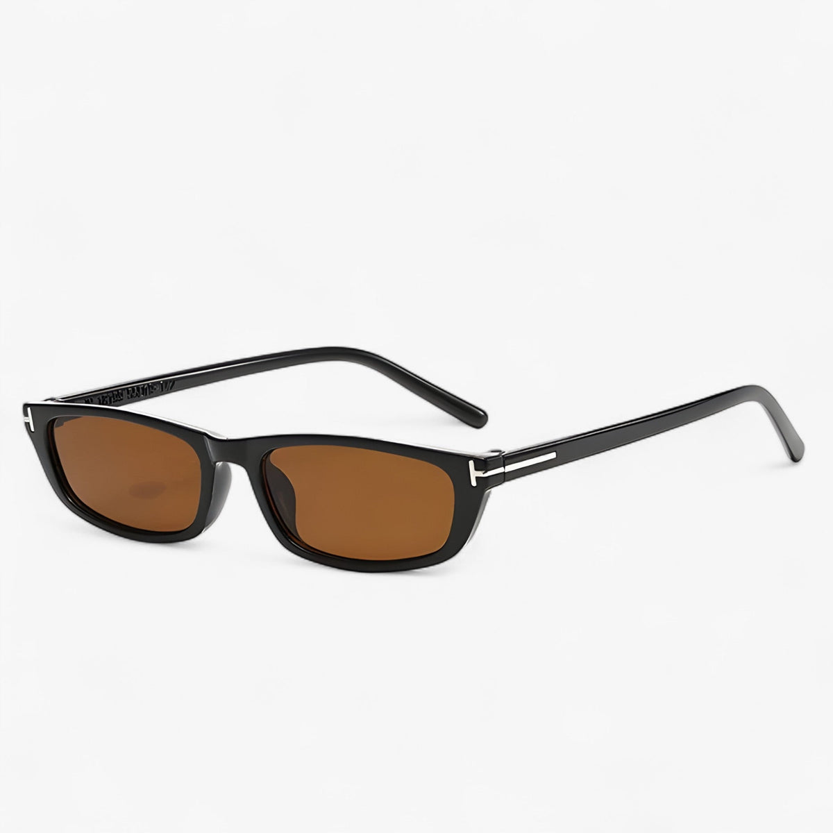 Rectangular Unisex Sunglasses with a Structured Frame