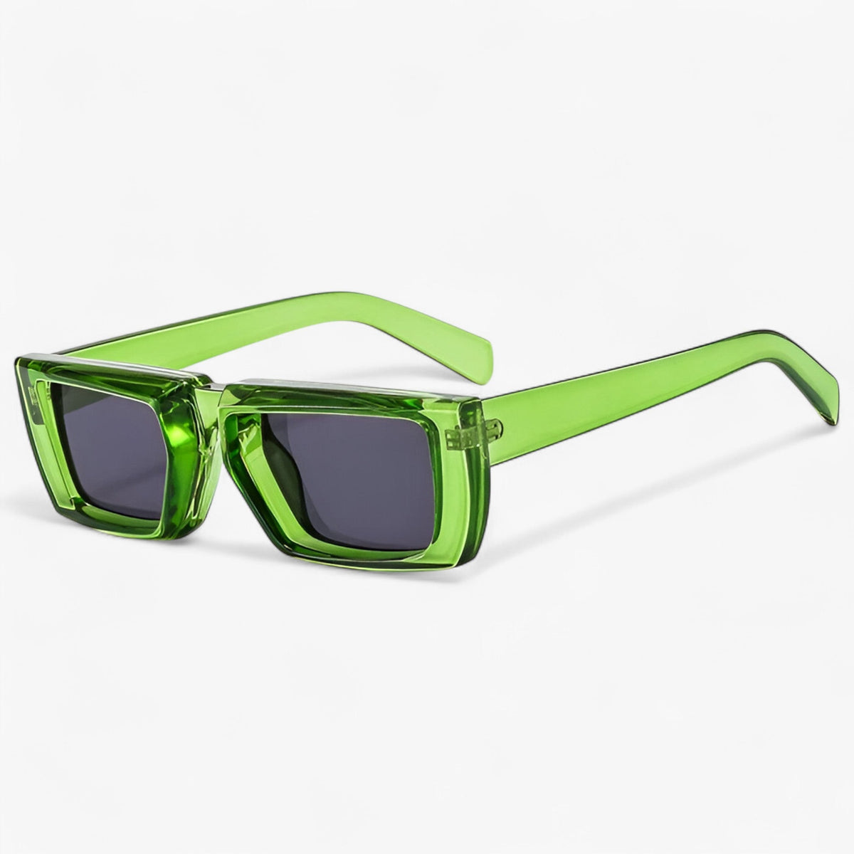 Square-frame Y2K sunglasses with a lightweight ergonomic fit
