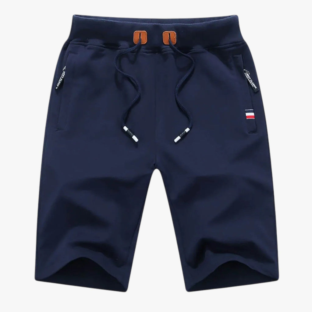 Men's Slim-Fit Cotton Shorts with Deep Cargo Pockets