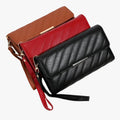 PU Leather Wallet with Multiple Card Compartments