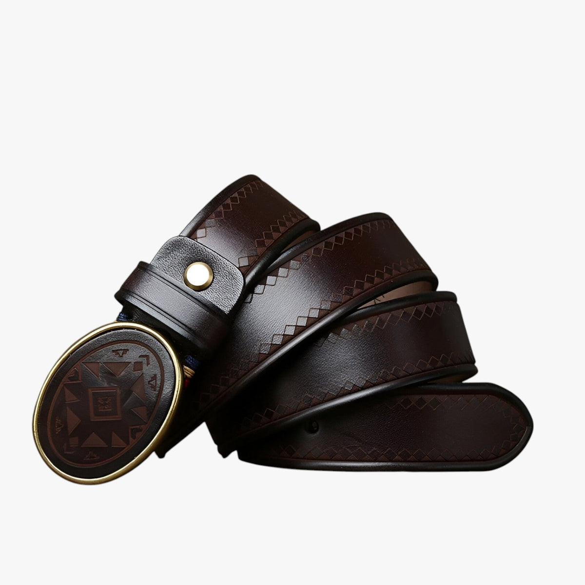 Textured Belt with Laser-Engraved Detail