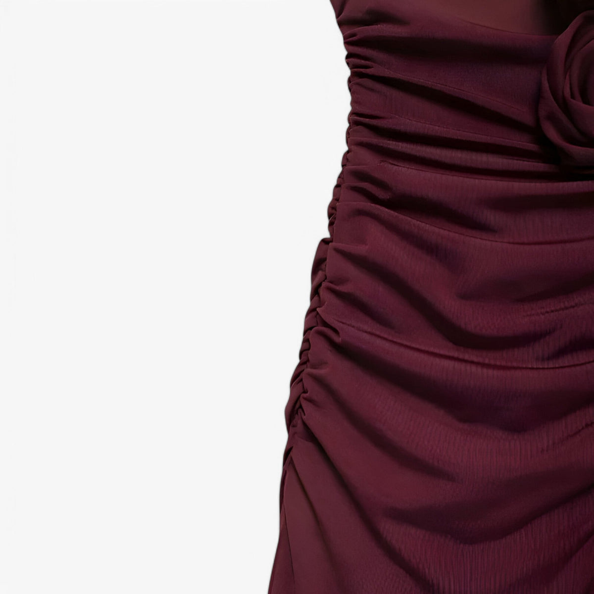 A-Line Dress with Wide Straps and Flared Skirt