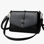 Structured PU Leather Shoulder Bag with Adjustable Strap
