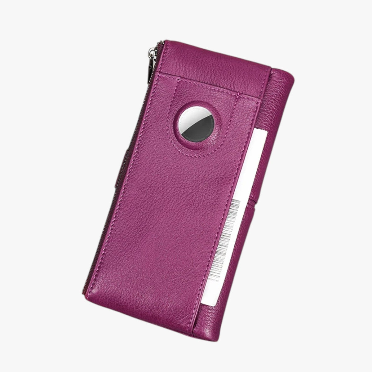 Structured Wallet with AirTag Pocket