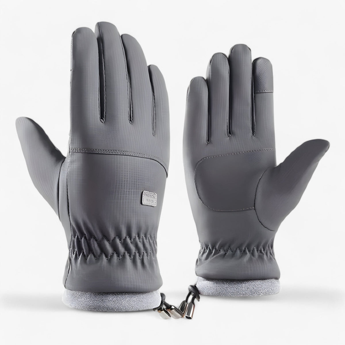 Guantes de esquí con forro polar compatibles con pantalla táctil