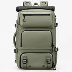 Water-Resistant travel backpack with a shoe compartment