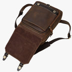 Convertible Backpack with a Vintage Faux Leather Finish