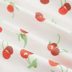Cherry Print Swing Dress with A-Line Silhouette