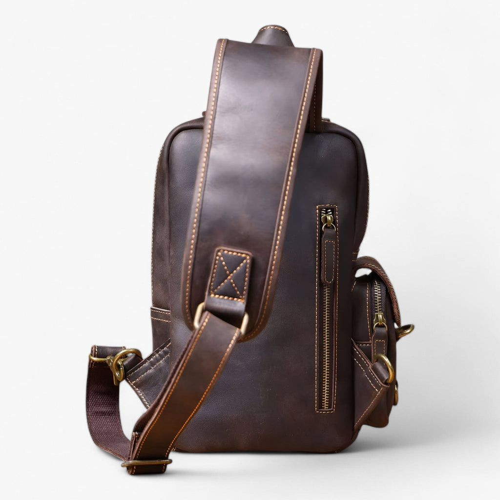 Structured Shoulder Bag with Multiple Organised Compartments