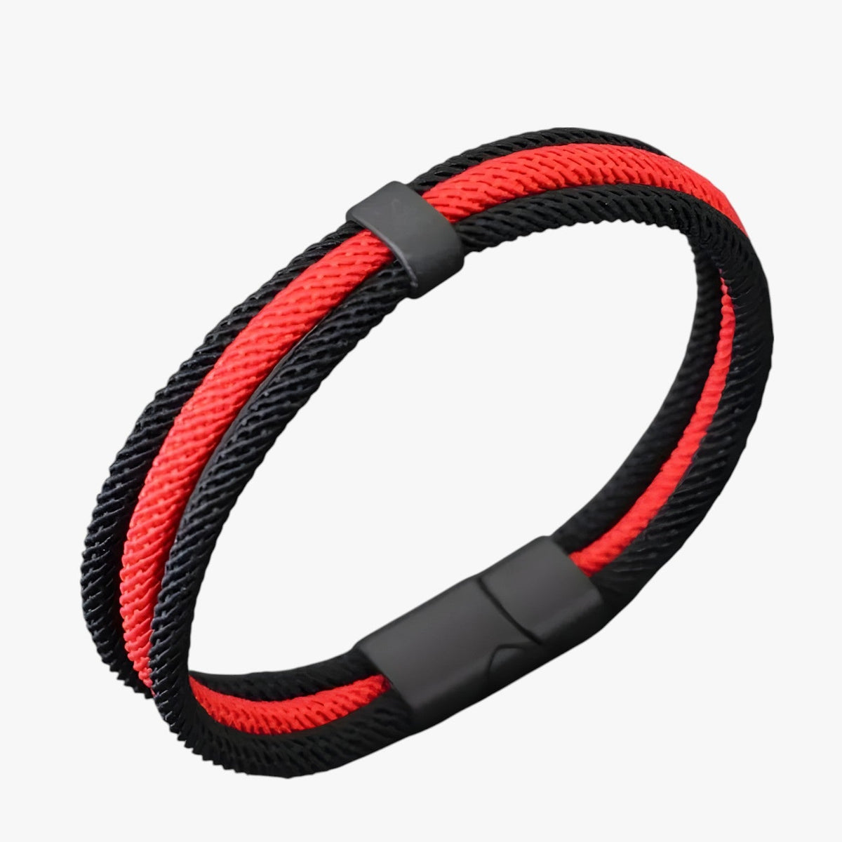 Men's Nautical Rope Bracelet with Knot and Detachable Clasp