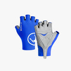 Guantes de ciclismo de medio dedo con paneles de malla transpirable