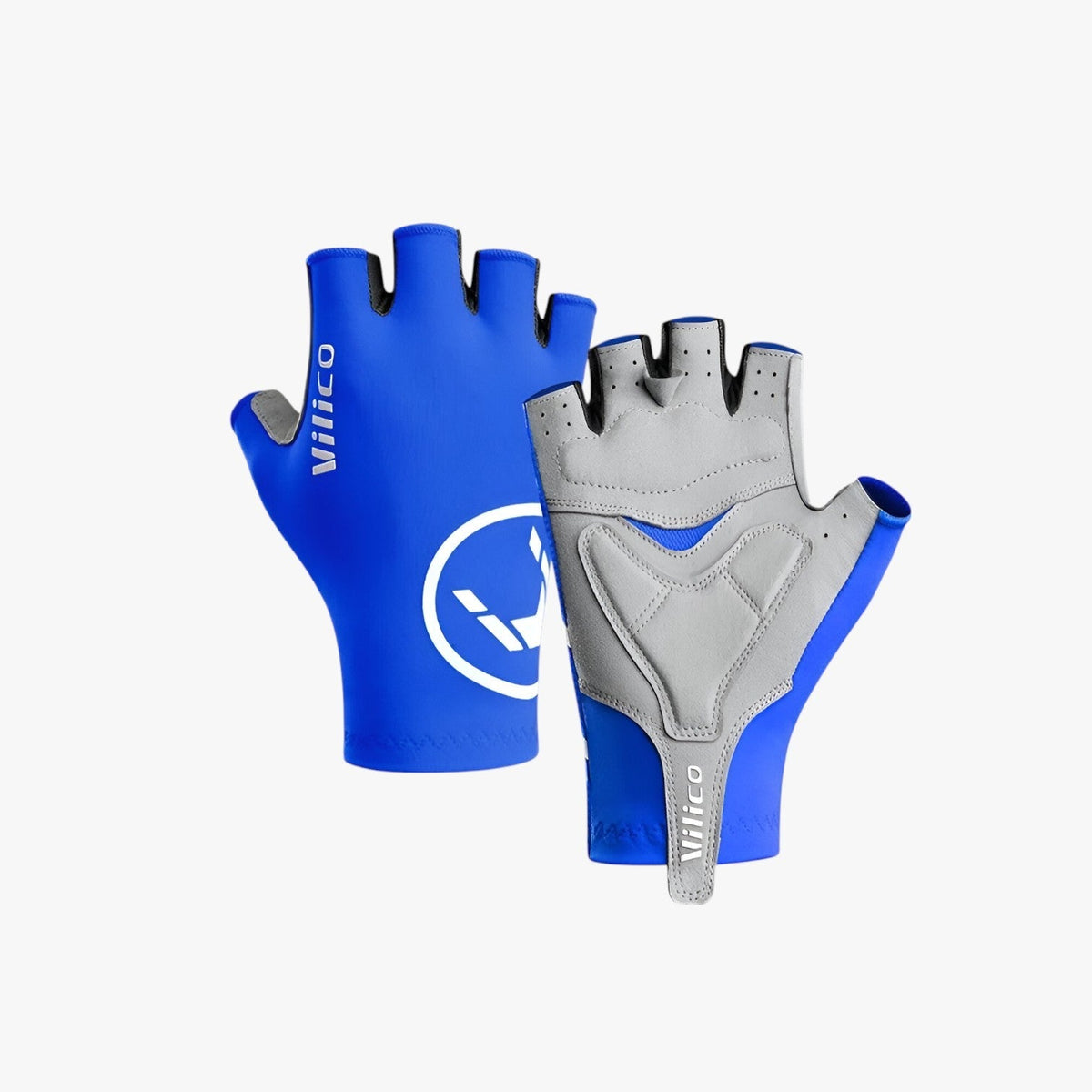Guantes de ciclismo de medio dedo con paneles de malla transpirable