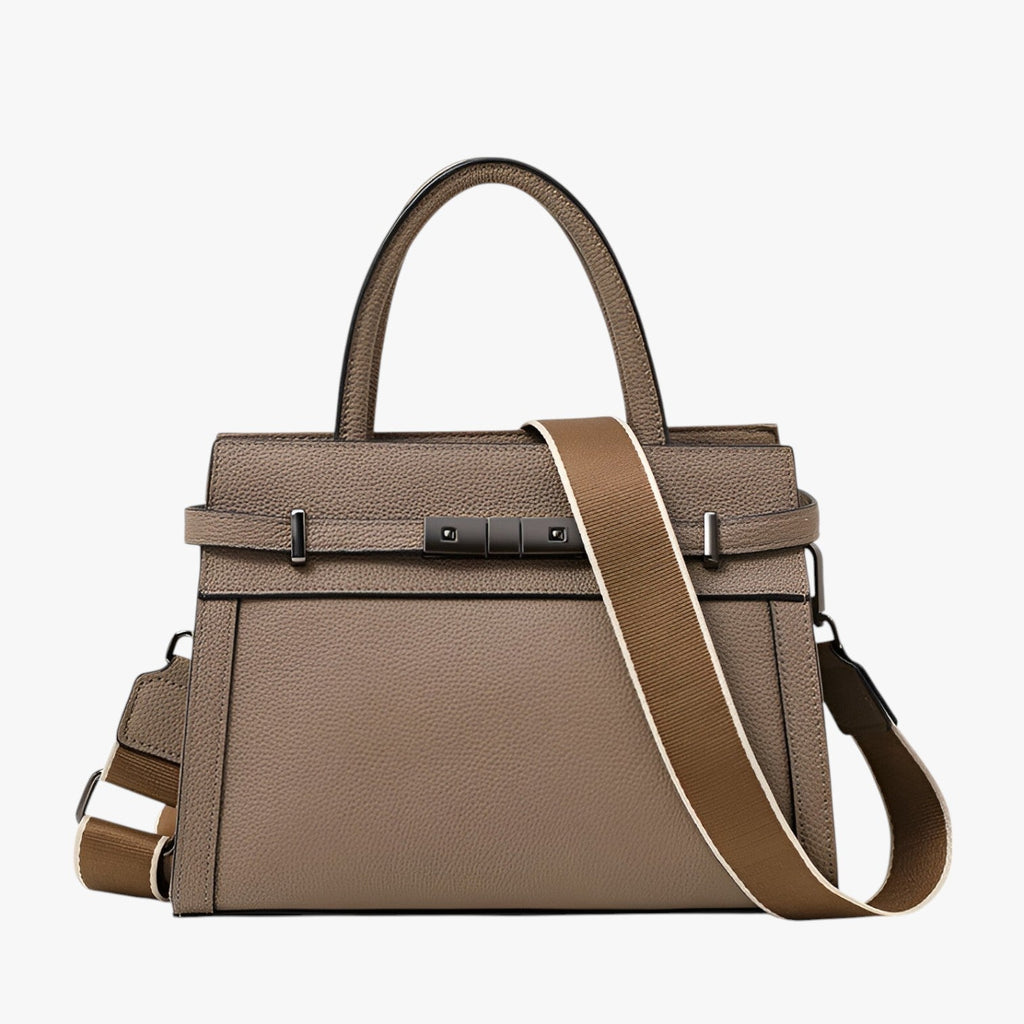 Structured Handbag with Soft Handles