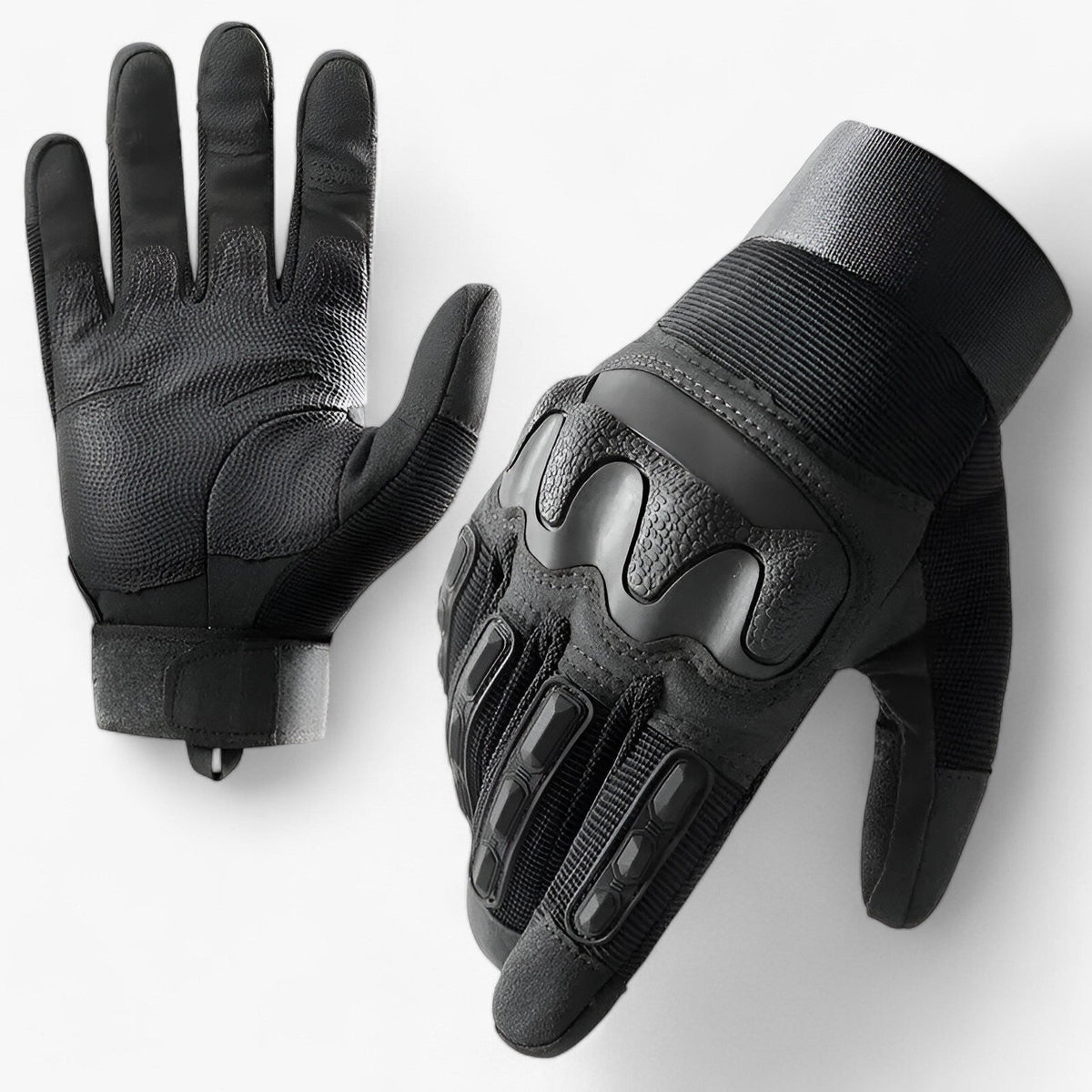 Tactical work gloves with touchscreen compatibility