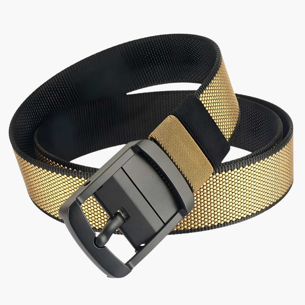 Reversible Woven Nylon Belt, Two Looks in One
