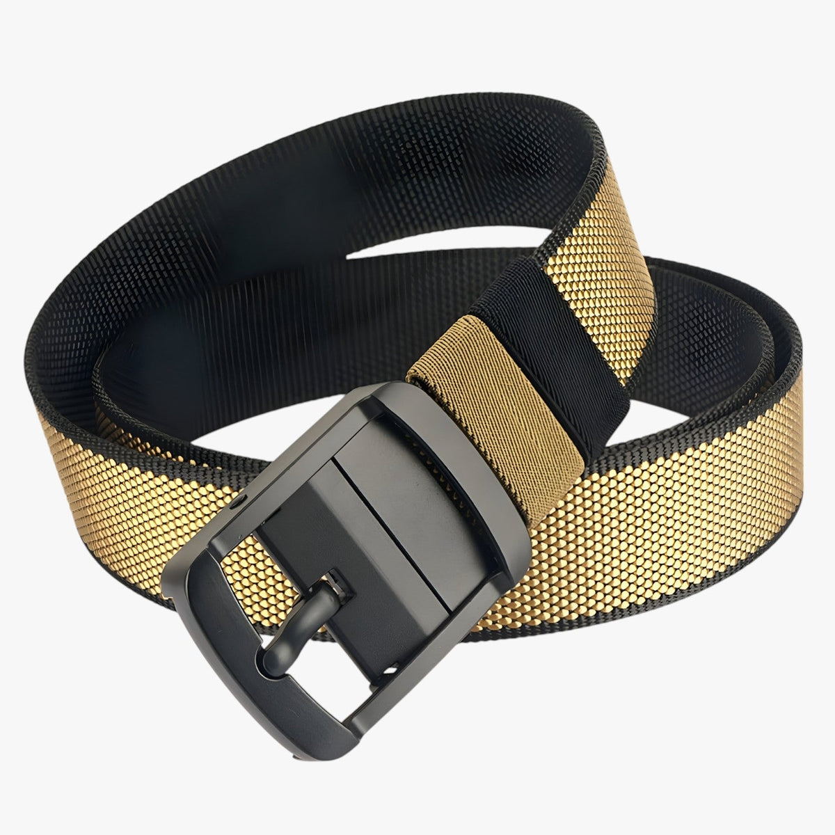 Reversible Woven Nylon Belt, Two Looks in One