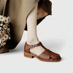 Sandalias Mary Jane con empeine transpirable