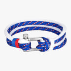 Paracord Survival Bracelet with Anchor Hook Clasp