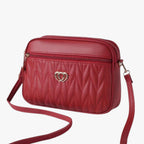 Bolso de piel sintética PU suave con correa bandolera ajustable
