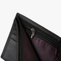 Cartera retro de piel sintética con compartimentos para tarjetas y monedas